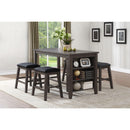  Homelegance Timbre 5603 5 pc Counter Height Dining Set IMAGE 1