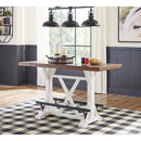  Signature Design by Ashley Valebeck D546D5 5 pc Counter Height Dining Set IMAGE 2