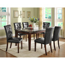  Homelegance Decatur 2456-64 Dining Table, Marble Top IMAGE 4