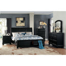  Homelegance Laurelin 1714BK 6 pc Queen Sleigh Bedroom Set IMAGE 1