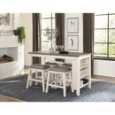  Homelegance Timbre 5603WW 5 pc Counter Height Dining Set IMAGE 1
