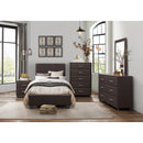  Homelegance Lorenzi 2220DBR 7 pc Queen Platform Bedroom Set IMAGE 1