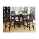  Homelegance Junipero 2423-36 5 pc Counter Height Dining Set IMAGE 1