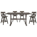  Homelegance Amsonia 5602-36*5BK 5 pc Counter Height Dining Set IMAGE 1