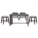  Homelegance Timbre 5603RF 5 pc Counter Height Dining Set IMAGE 1