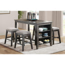  Homelegance Timbre 5603RF 5 pc Counter Height Dining Set IMAGE 2