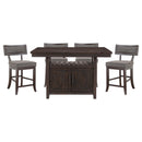  Homelegance Oxton 5655-36FA 5 pc Counter Height Dining Set IMAGE 1