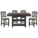 Homelegance Baywater 5705BK-36 5 pc Counter Height Dining Set IMAGE 1