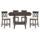  Homelegance Balin 5716 5 pc Counter Height Dining Set IMAGE 1