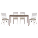 Homelegance Ithaca 5769W-60 5 pc Dining Set IMAGE 1