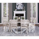  Homelegance Ithaca 5769W-60 5 pc Dining Set IMAGE 2