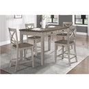  Homelegance Brightleaf 5803RF-36 5 pc Counter Height Dining Set IMAGE 2