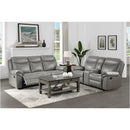  Homelegance Aram 8206GRY 2 pc Reclining Living Room Set IMAGE 1