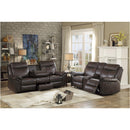  Homelegance Aram 8206BRW 2 pc Reclining Living Room Set IMAGE 2