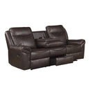  Homelegance Aram 8206BRW 2 pc Reclining Living Room Set IMAGE 5