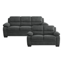  Homelegance Holleman 9333DG 2 pc Living Room Set IMAGE 1