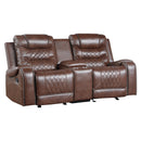  Homelegance Putnam 9405BR 2 pc Power Reclining Living Room Set IMAGE 4