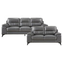  Homelegance Mischa 9514DGY 2 pc Living Room set IMAGE 1