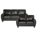  Homelegance Rubin 9734BK 2 pc Stationary Living Room set IMAGE 1