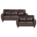  Homelegance Rubin 9734DG 2 pc Stationary Living Room set IMAGE 2