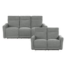  Homelegance Edition 9804DV 2 pc Power Reclining Living Room set IMAGE 2