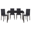  Homelegance Tempe 2601-48BK 5 pc Dining Set IMAGE 1