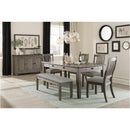  Homelegance Granby 5627GY-72 6 pc Dining Set IMAGE 1