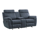  Homelegance Clifton 9301BUE 2 pc Reclining Living Room Set IMAGE 4