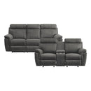  Homelegance Clifton 9301GRY 2 pc Reclining Living Room Set IMAGE 1
