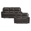  Homelegance Dawson 9368BRW 2 pc Reclining Living Room Set IMAGE 1