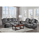  Homelegance Briscoe 9470GY 2 pc Reclining Living Room Set IMAGE 2