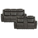  Homelegance Centeroak 9479BRG 2 pc Reclining Living Room Set IMAGE 1