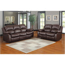  Homelegance Cranley 9700BRW 2 pc Reclining Living Room Set IMAGE 2