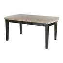  Homelegance Cristo 5070-64 Dining Table, Marble Top IMAGE 2