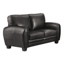  Manufacturer Color_Black -- Rubin 9734BK-2 Love Seat IMAGE 2