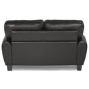  Manufacturer Color_Black -- Rubin 9734BK-2 Love Seat IMAGE 3