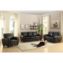  Manufacturer Color_Black -- Rubin 9734BK-2 Love Seat IMAGE 5