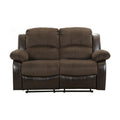  Manufacturer Color_chocolate -- Homelegance Cranley Reclining Loveseat IMAGE 1