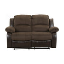  Manufacturer Color_chocolate -- Homelegance Cranley Reclining Loveseat IMAGE 1