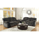  Manufacturer Color_Chocolate -- Homelegance Laurelton Reclining Fabric Sofa IMAGE 6