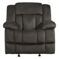  Manufacturer Color_Chocolate -- Homelegance Laurelton Glider Fabric Recliner IMAGE 1
