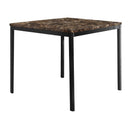  Homelegance Tempe 2601-36 Counter Height Table, Faux Marble Top IMAGE 2