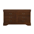  Color_Cherry -- Homelegance Mayville 6 Drawer Dresser IMAGE 1