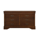  Color_Cherry -- Homelegance Mayville 6 Drawer Dresser IMAGE 1