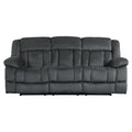  Manufacturer Color_Charcoal -- Laurelton 9636CC-3 Double Reclining Sofa IMAGE 1