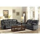  Manufacturer Color_Charcoal -- Laurelton 9636CC-3 Double Reclining Sofa IMAGE 4