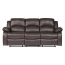  Manufacturer Color_Brown -- Cranley 9700BRW-3 Double Reclining Sofa IMAGE 1