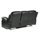  Manufacturer Color_Black -- Cranley 9700BLK-3 Double Reclining Sofa IMAGE 4