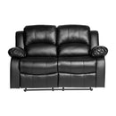  Manufacturer Color_Black -- Cranley 9700BLK-2 Double Reclining Love Seat IMAGE 1