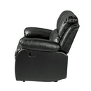  Manufacturer Color_Black -- Cranley 9700BLK-2 Double Reclining Love Seat IMAGE 3